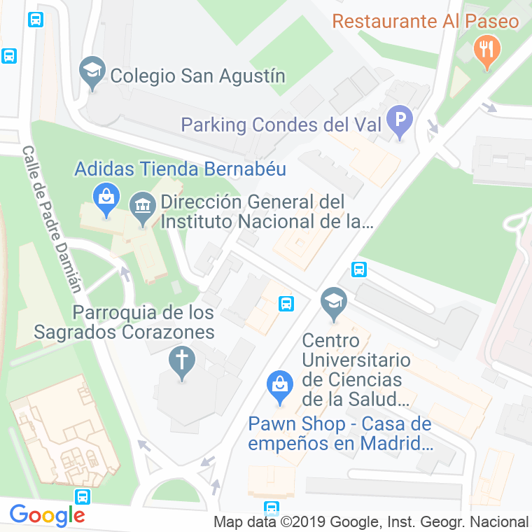 Código Postal calle Crevillente en Madrid