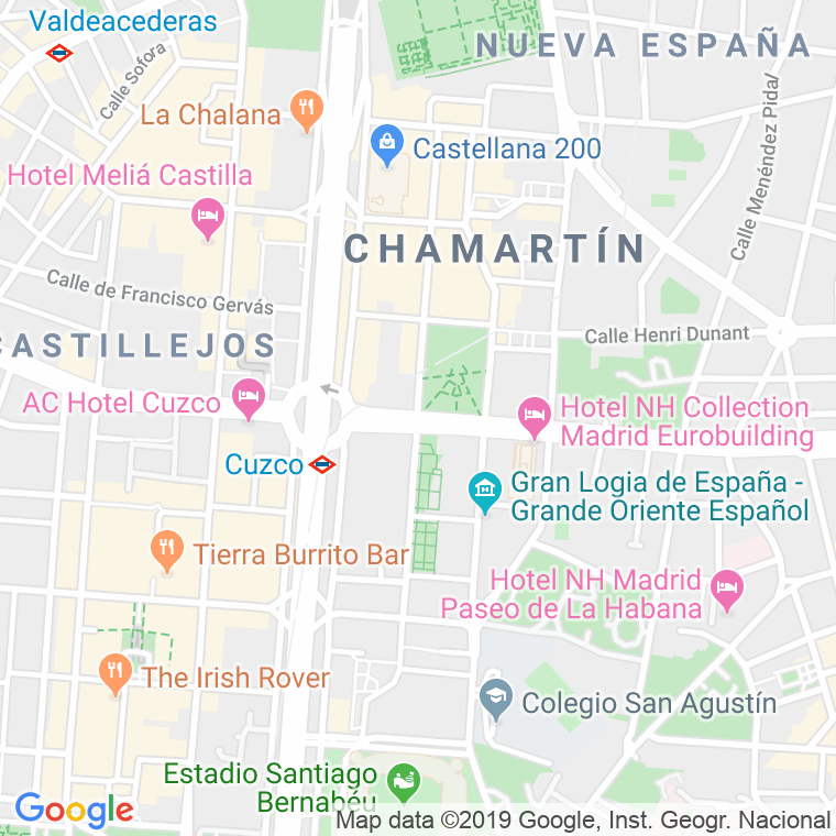 Código Postal calle Doctor Fleming en Madrid