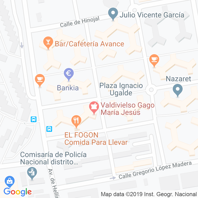 Código Postal calle Consuelo Rubio en Madrid