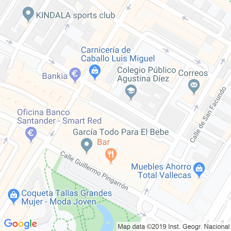 Código Postal calle Etna en Madrid