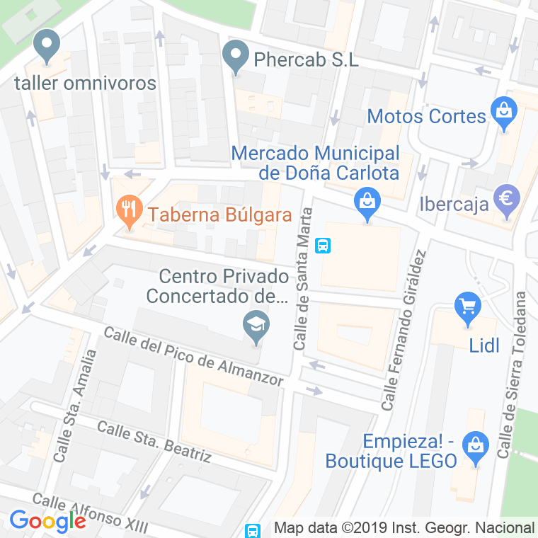 Código Postal calle Manco De Lepanto en Madrid