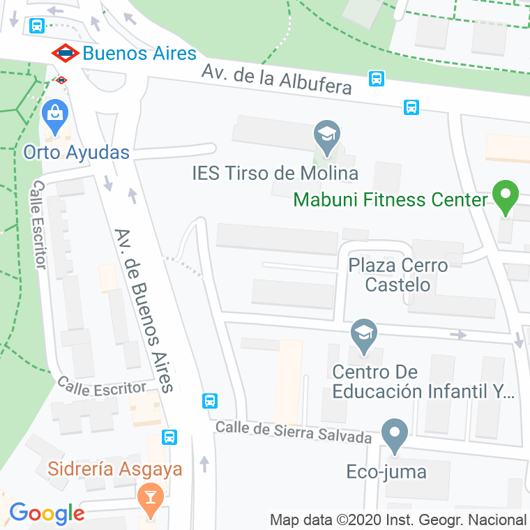 Código Postal calle Monte De Ponga en Madrid