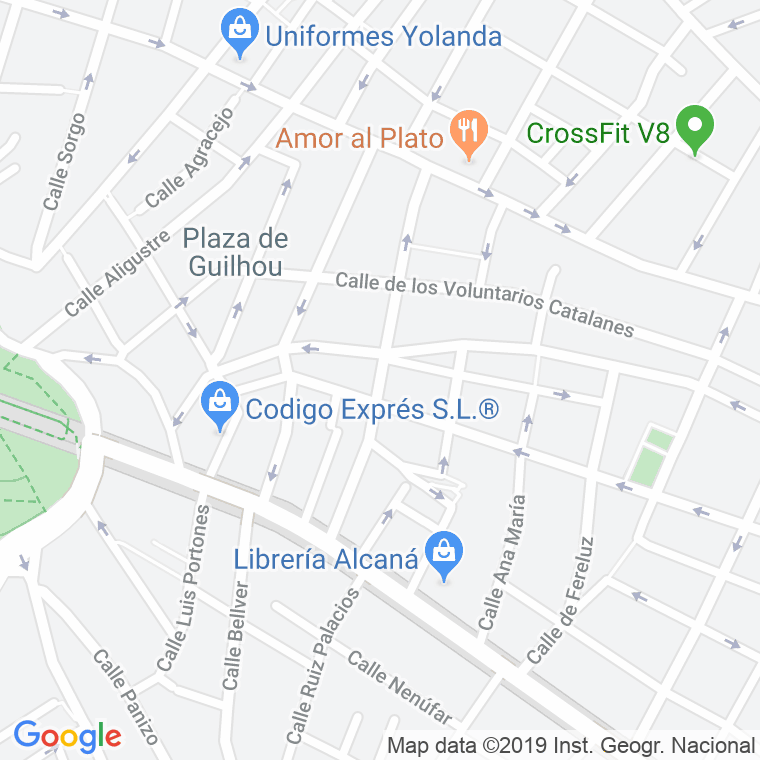 Código Postal calle Genciana en Madrid