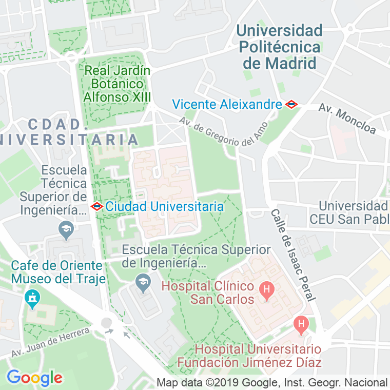 Código Postal calle Doctor Severo Ochoa en Madrid