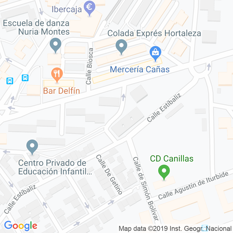 Código Postal calle Jose Maria Morelos en Madrid