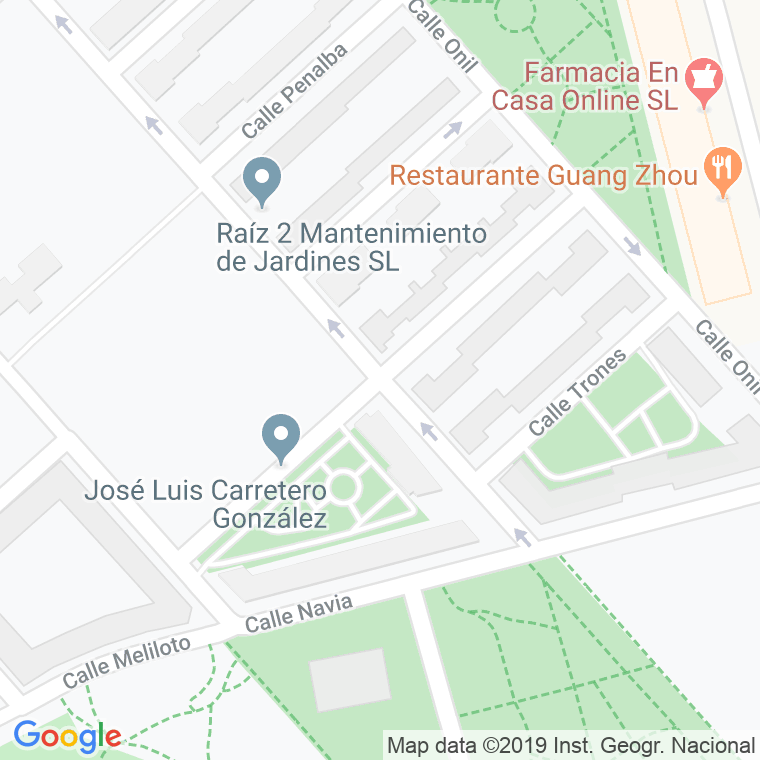 Código Postal calle Cedillo Del Condado en Madrid