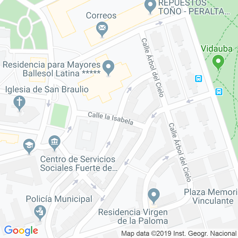Código Postal calle Isabela, La en Madrid