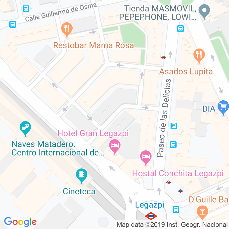 Código Postal calle Enrique Trompeta en Madrid