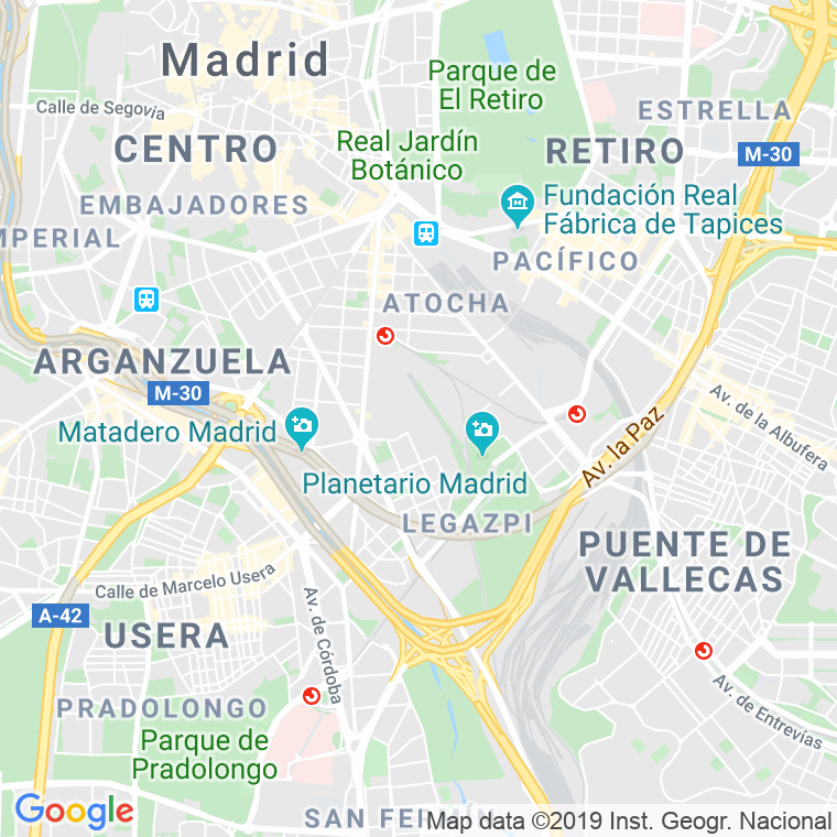 Código Postal calle Mejorada Del Campo en Madrid