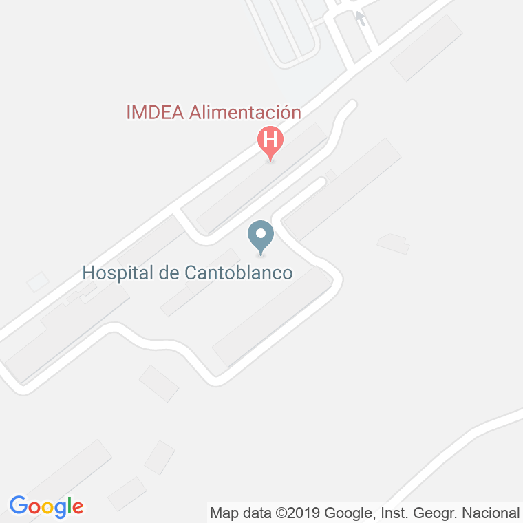 Código Postal calle Hospital Cantoblanco en Madrid