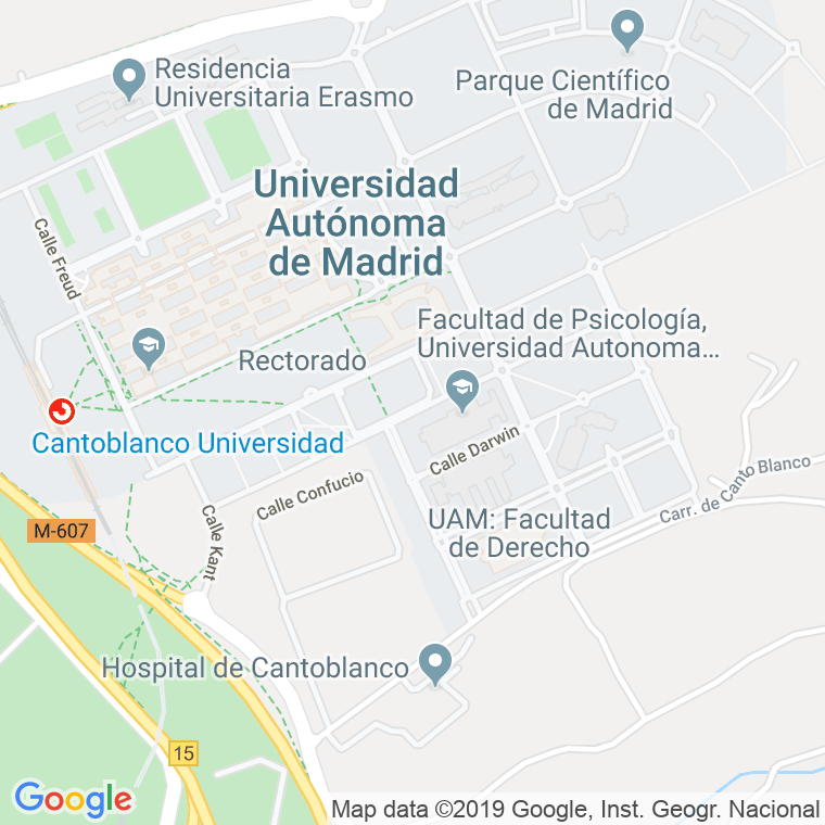 Código Postal calle Ivan Pavlov en Madrid