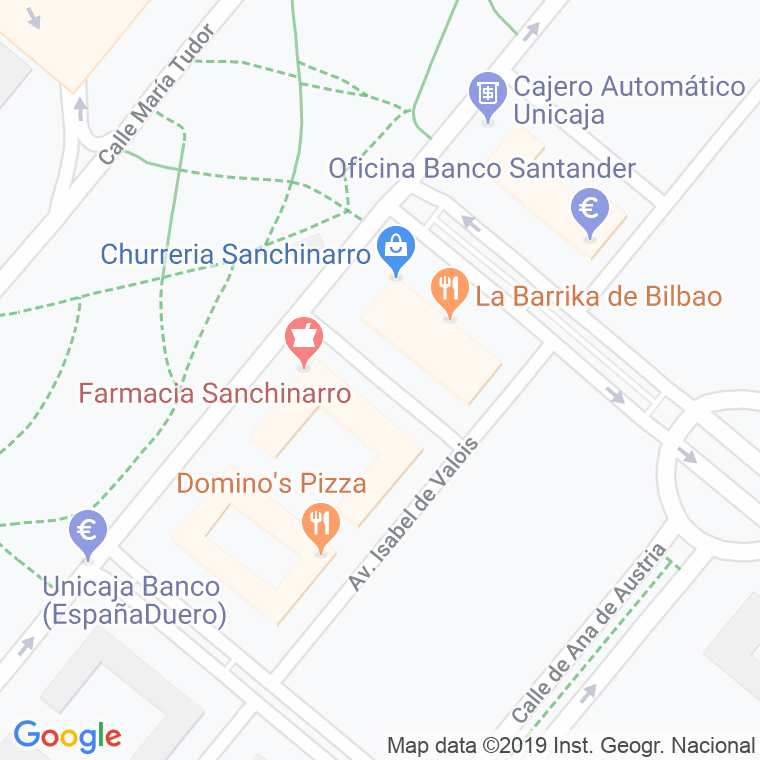 Código Postal calle Cardenal Tavera en Madrid