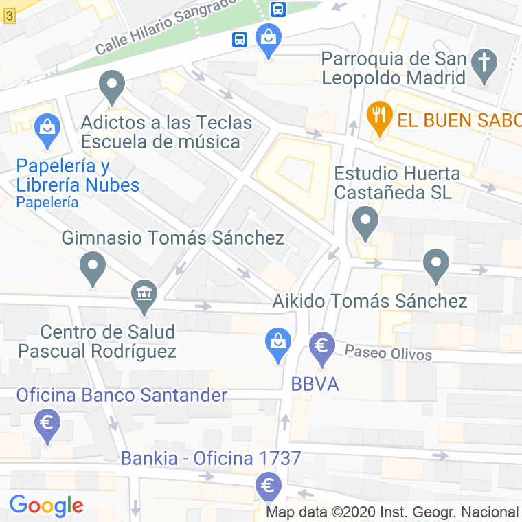Código Postal calle Domingo Lozano en Madrid