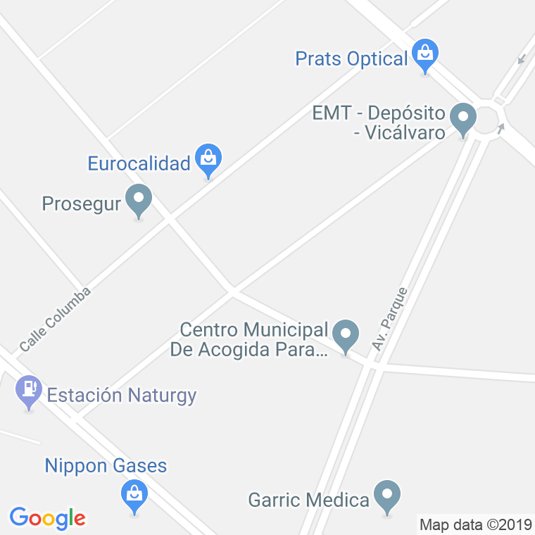 Código Postal calle Forjas en Madrid