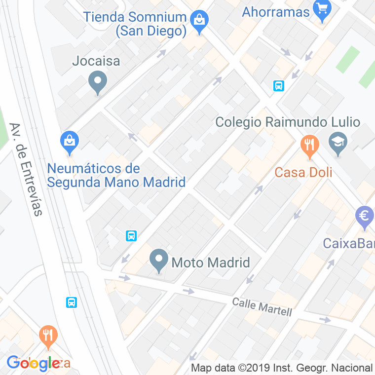 Código Postal calle Alfredo Castro Camba en Madrid