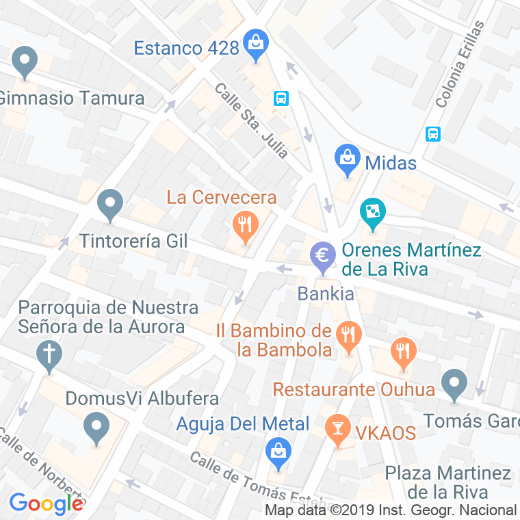 Código Postal calle Cachero en Madrid