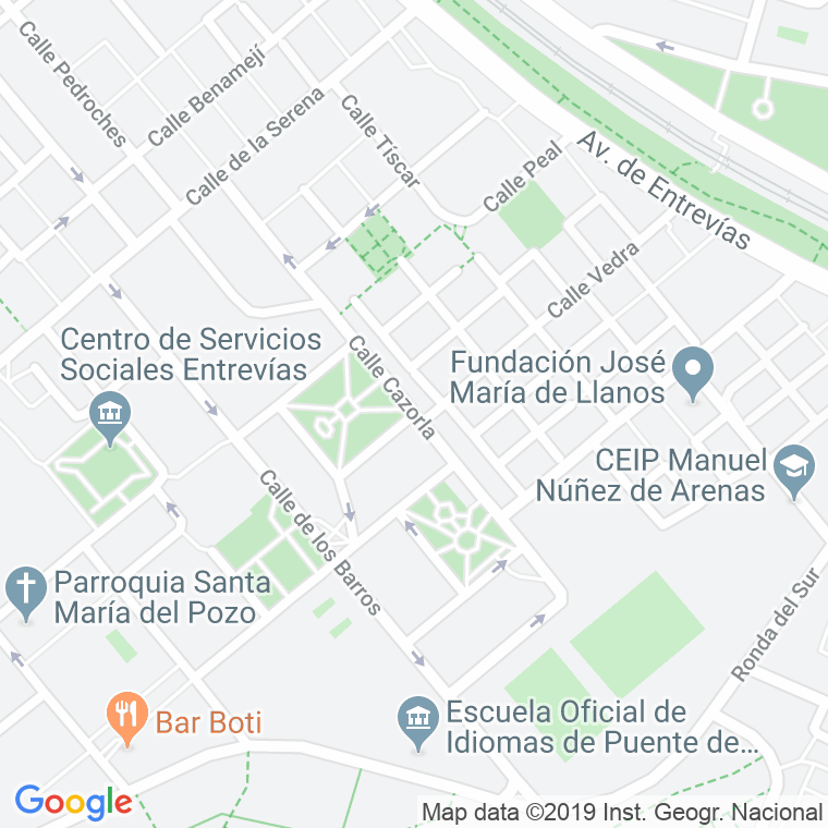 Código Postal calle Ibros en Madrid