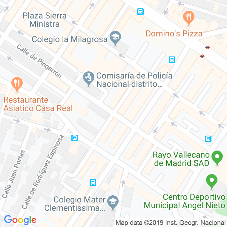 Código Postal calle Marañosa, La en Madrid