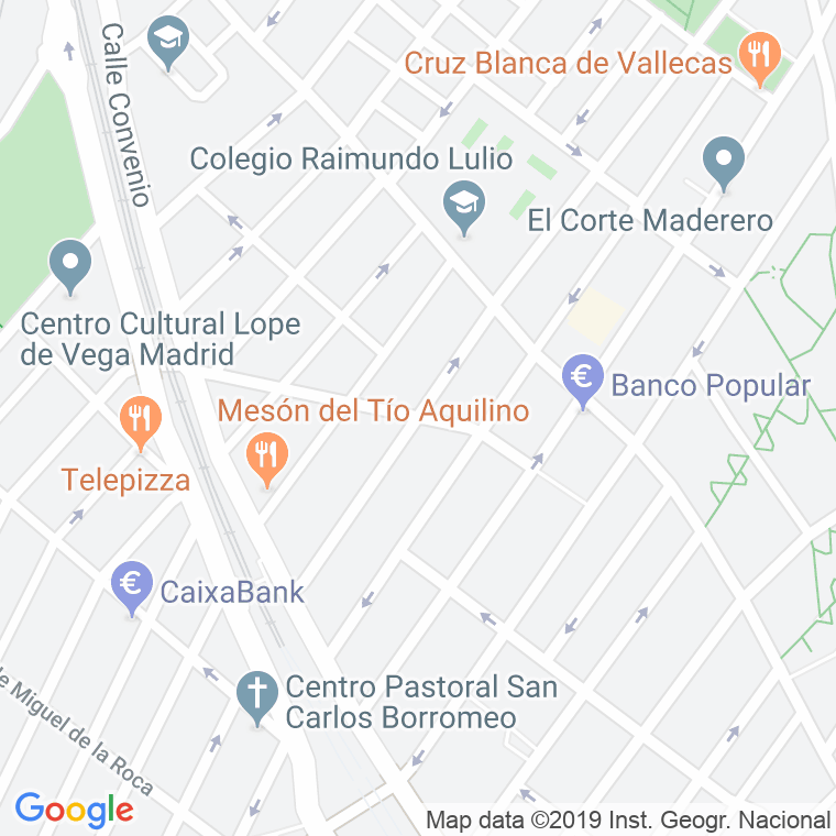 Código Postal calle Martell   (Impares Del 1 Al 29)  (Pares Del 2 Al 34) en Madrid