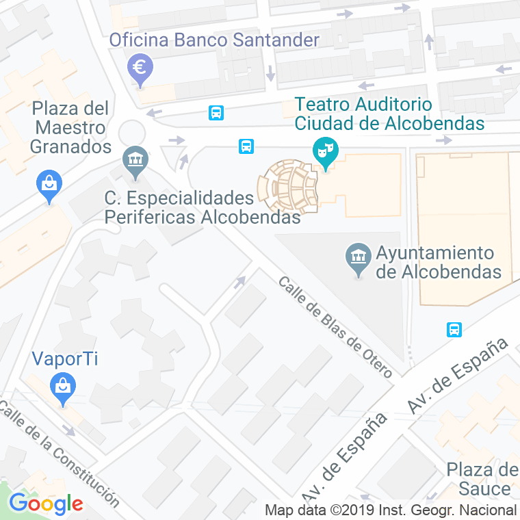 Código Postal calle Blas De Otero en Alcobendas y La Moraleja