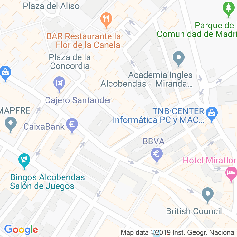 Código Postal calle Guadiana en Alcobendas y La Moraleja