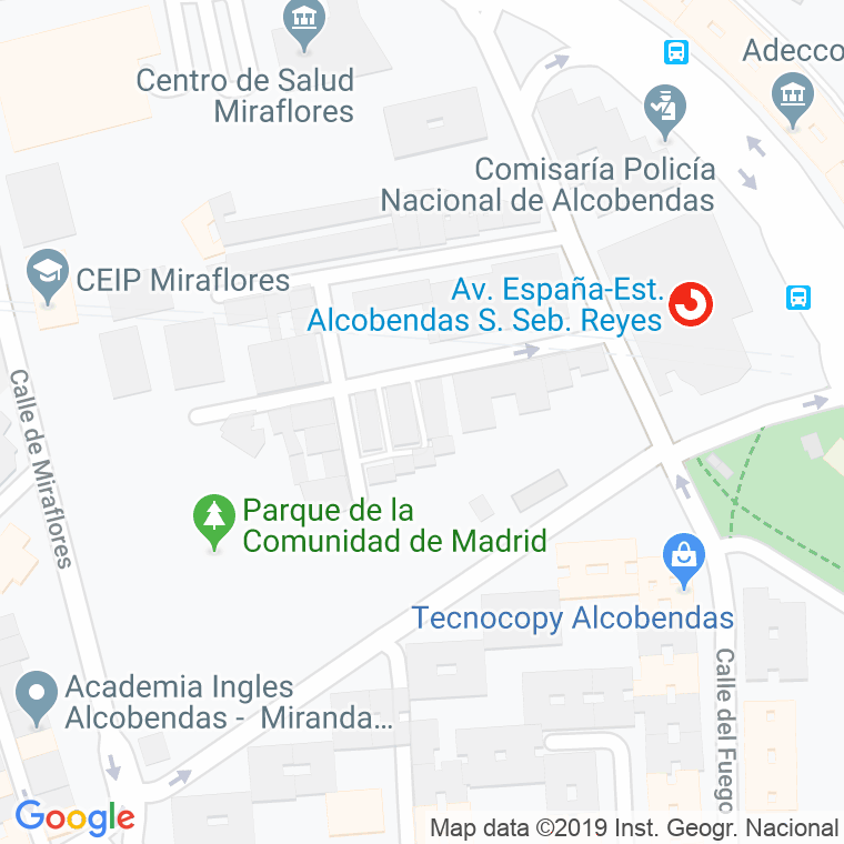 Código Postal calle Henares en Alcobendas y La Moraleja