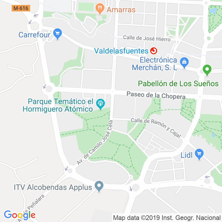 Código Postal calle Camilo Jose Cela, avenida (Impares Del 23 Al Final)  (Pares Del 24 Al Final) en Alcobendas y La Moraleja