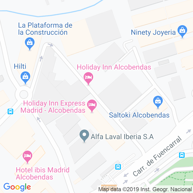 Código Postal calle Metalurgia en Alcobendas y La Moraleja