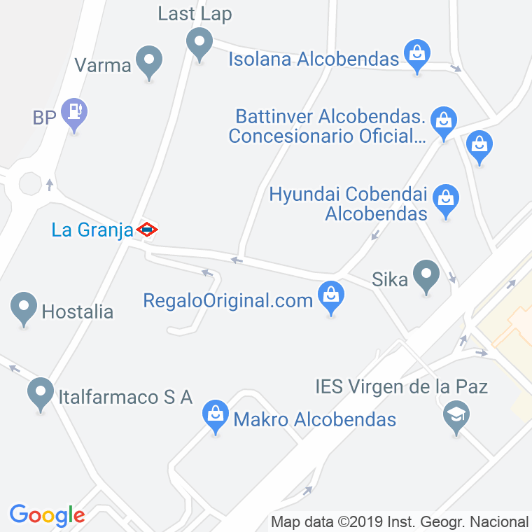 Código Postal calle Sepulveda en Alcobendas y La Moraleja