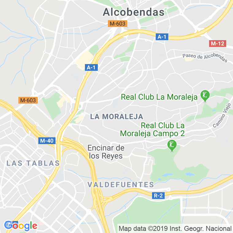 Código Postal calle Corzos, Los, urbanizacion en Alcobendas y La Moraleja