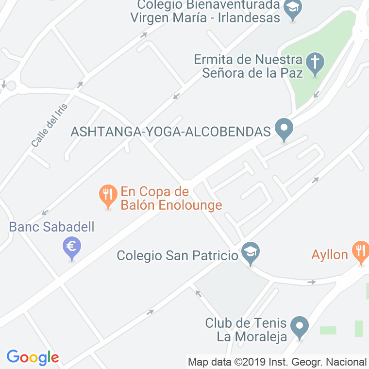 Código Postal calle Jazmin en Alcobendas y La Moraleja