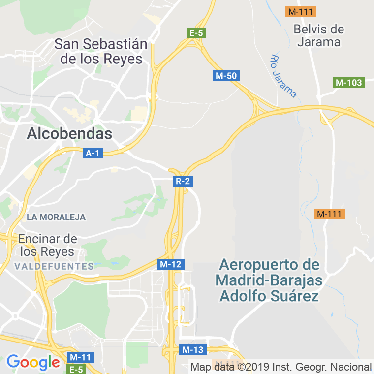 Código Postal de Encinar De Los Reyes en Madrid