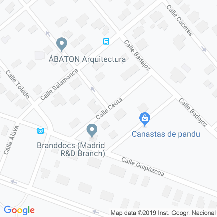 Código Postal calle Ceuta en Pozuelo de Alarcón