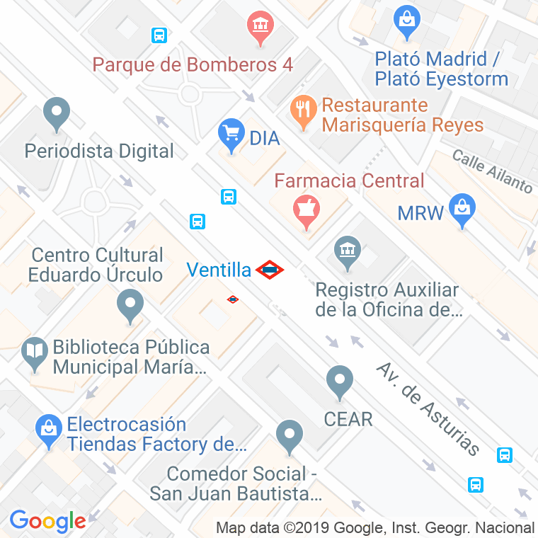 Código Postal de Ventilla, La en Madrid
