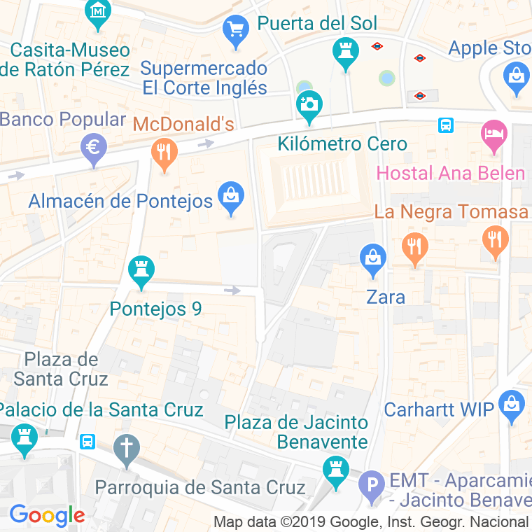 Código Postal de Casa De Postas en Madrid