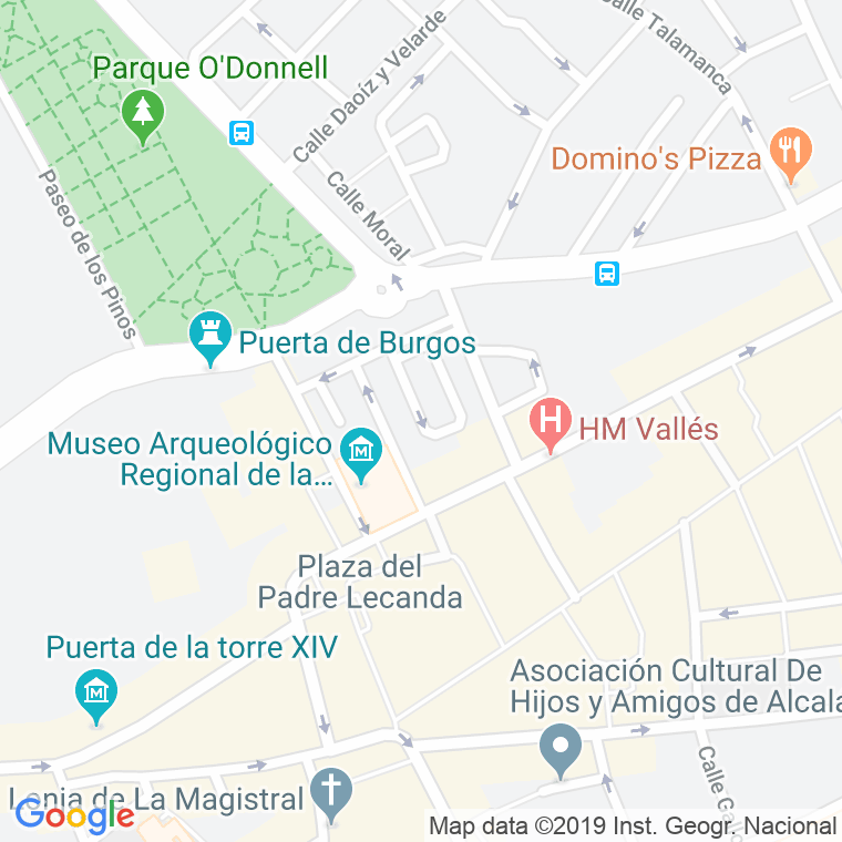 Código Postal calle Dominicos en Alcalá de Henares