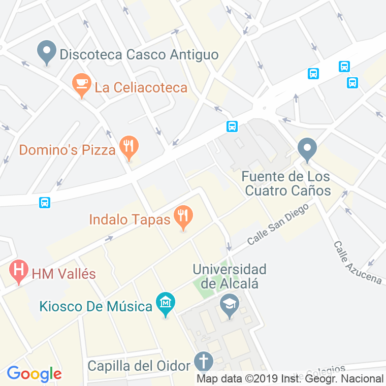 Código Postal calle Gramatico Nebrija en Alcalá de Henares