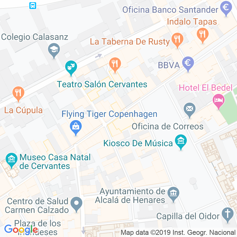 Código Postal calle Mercado, Del en Alcalá de Henares