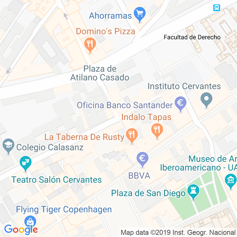 Código Postal calle Tinte en Alcalá de Henares