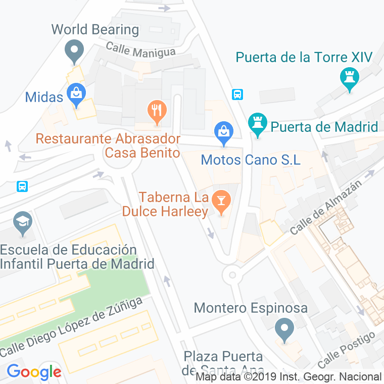Código Postal calle Cardenal Lorenzana en Alcalá de Henares