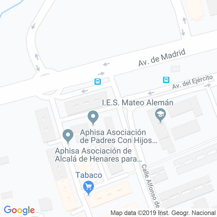 Código Postal calle Diego De Alcala en Alcalá de Henares