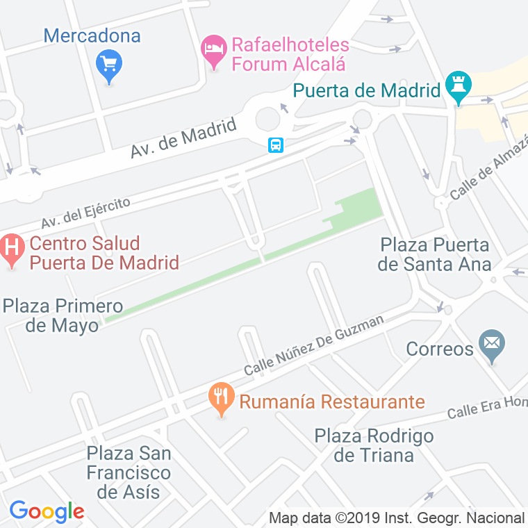 Código Postal calle Diego Lopez De Zuñiga en Alcalá de Henares
