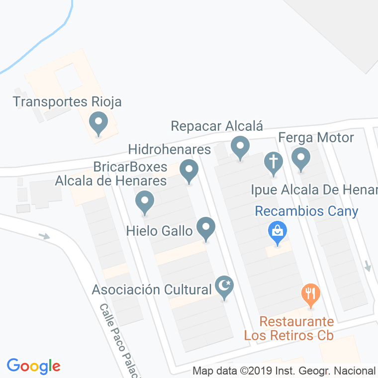 Código Postal calle Jumapi, poligono Industrial en Alcalá de Henares