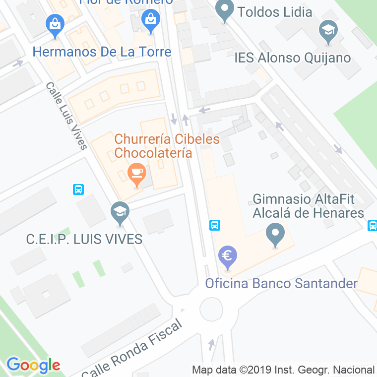 Código Postal calle Hans Sevilla en Alcalá de Henares