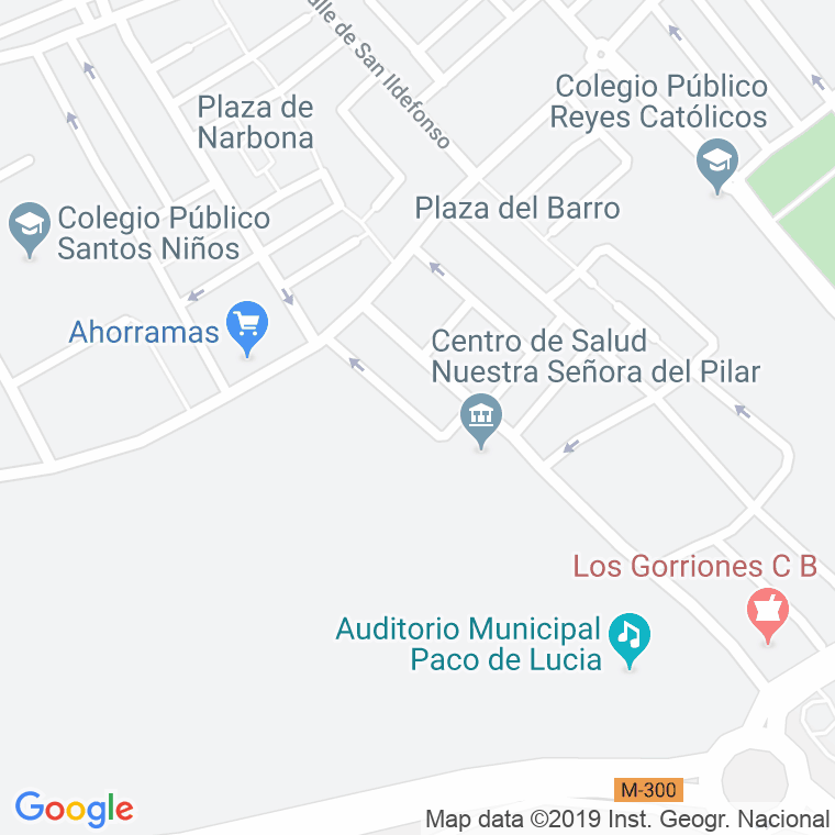 Código Postal calle Luis De Alcala en Alcalá de Henares