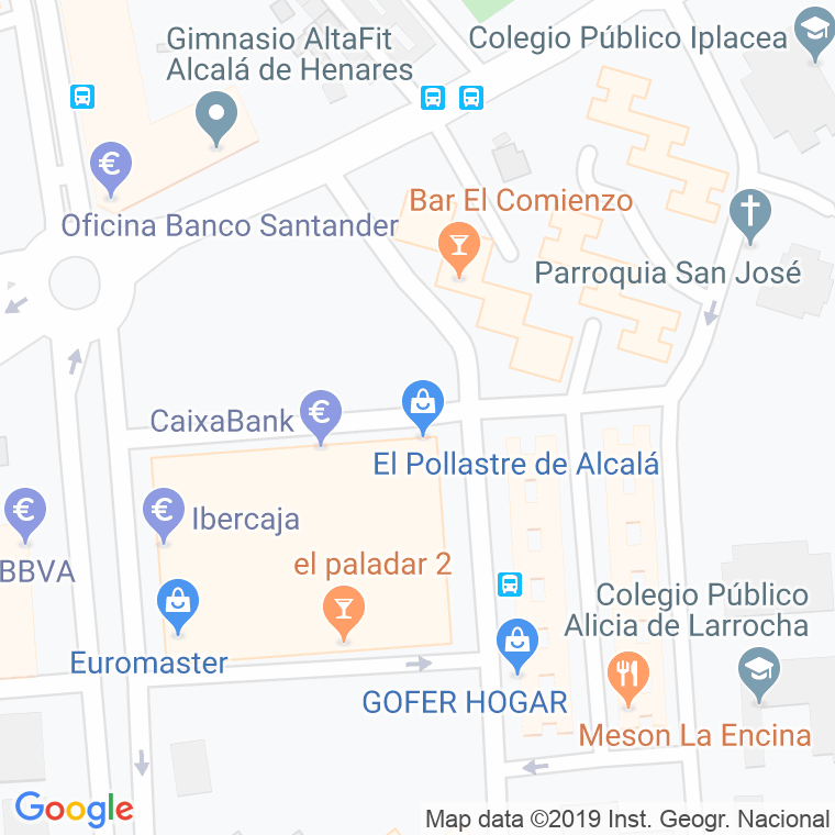Código Postal calle Rio Alberche en Alcalá de Henares