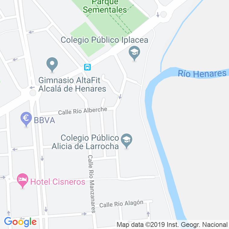 Código Postal calle Rio Guadarrama en Alcalá de Henares