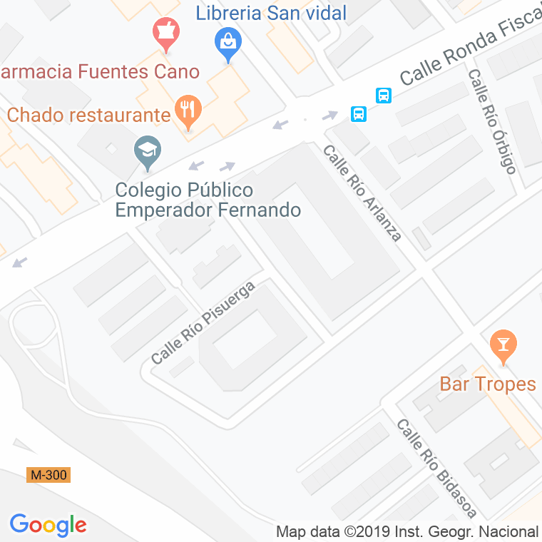 Código Postal calle Rio Jalon en Alcalá de Henares