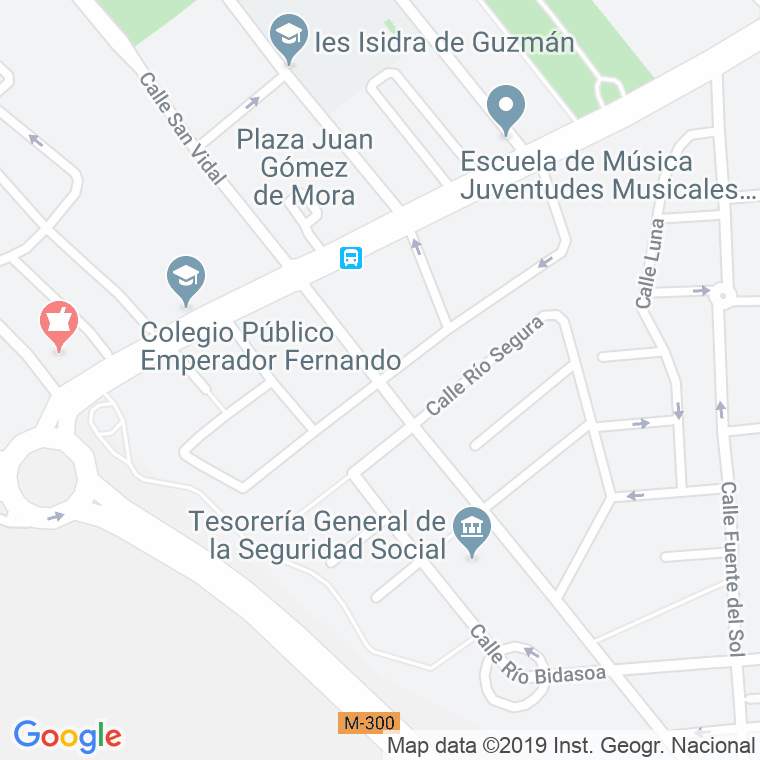 Código Postal calle Rio Pisuerga en Alcalá de Henares