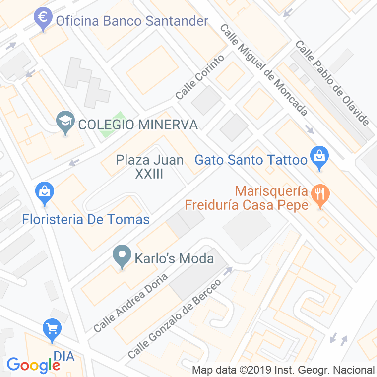 Código Postal calle Juan De Guzman en Alcalá de Henares